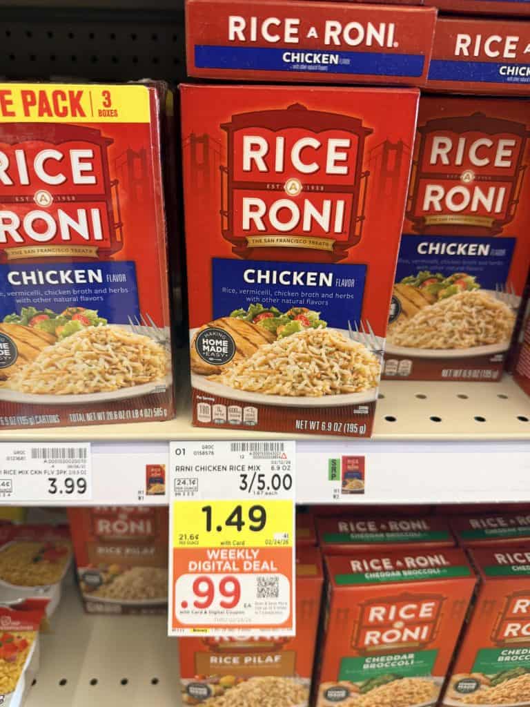 rice a roni kroger shelf image (3)