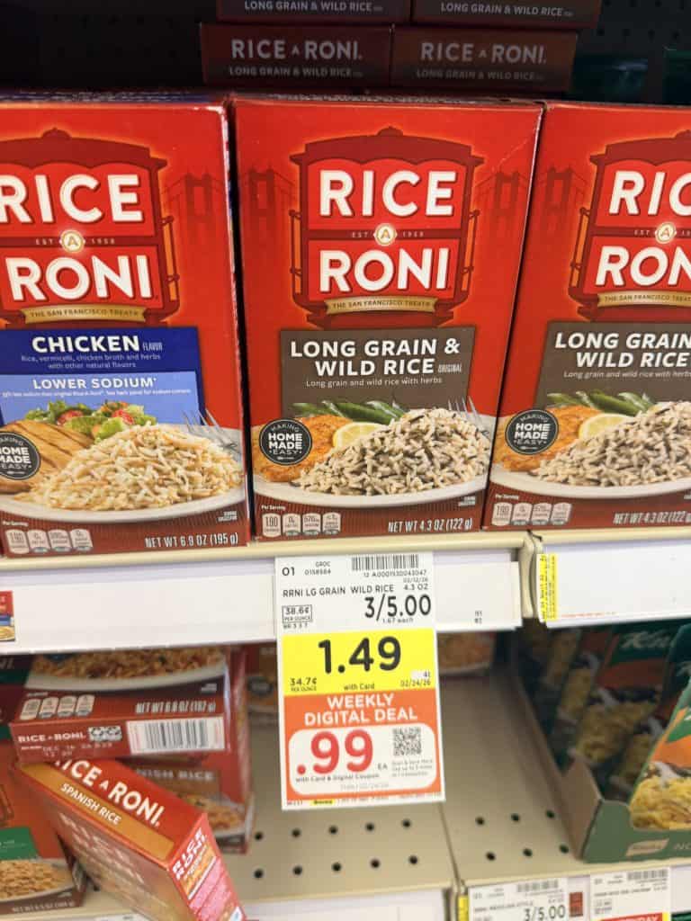rice a roni kroger shelf image (3)