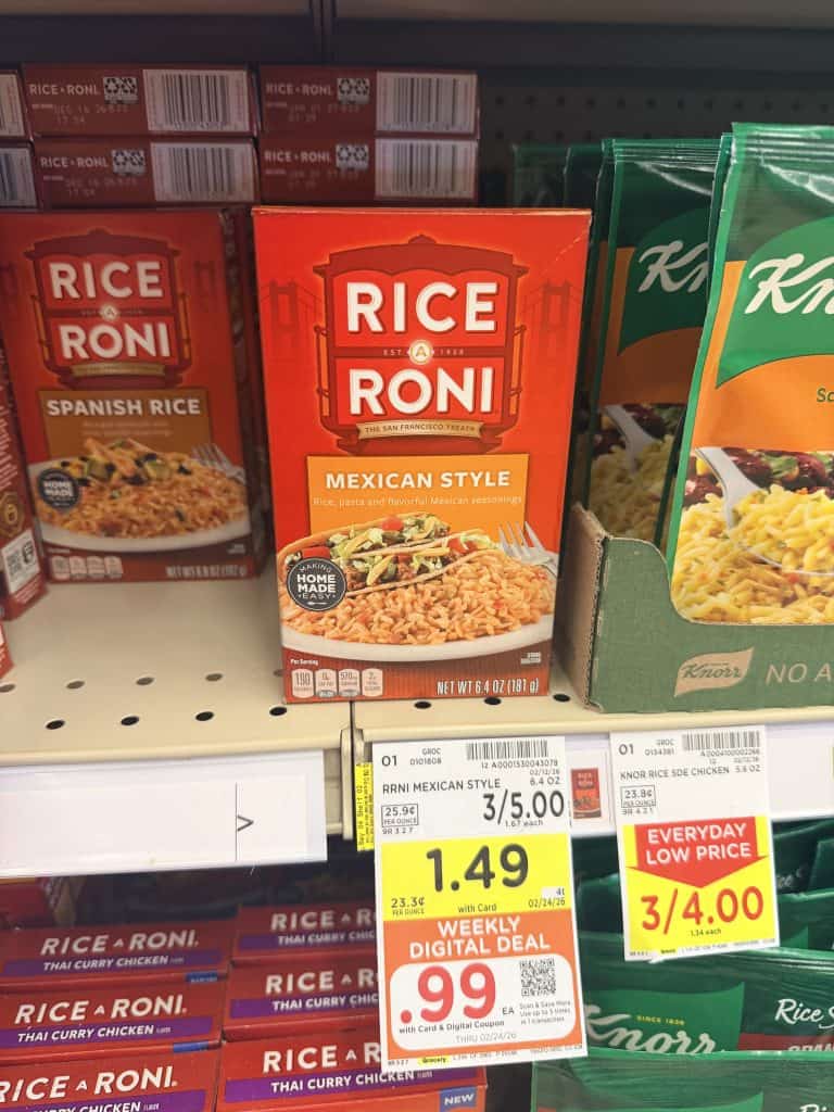 rice a roni kroger shelf image (3)