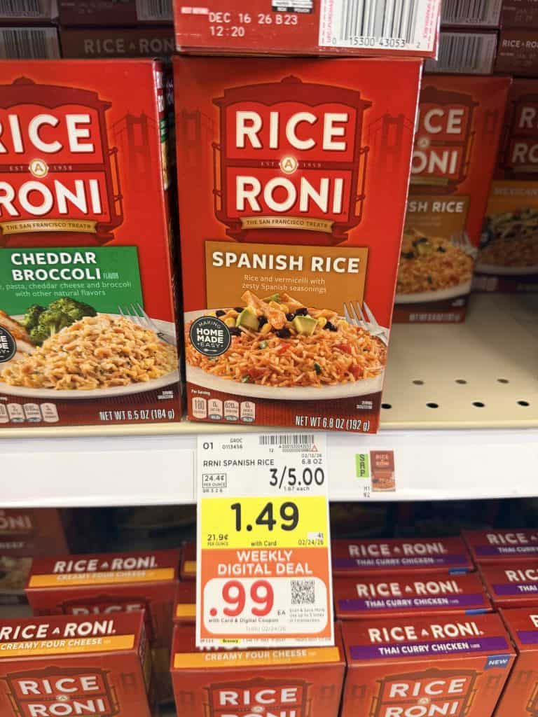 rice a roni kroger shelf image (3)