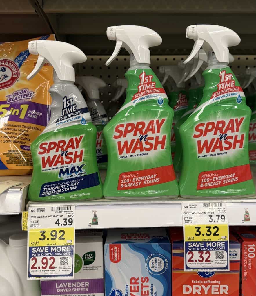 spray n wash kroger shelf image