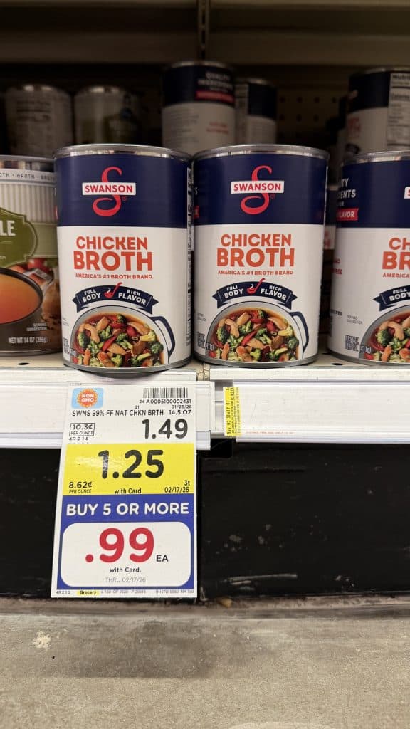 swanson broth kroger shelf image (1)