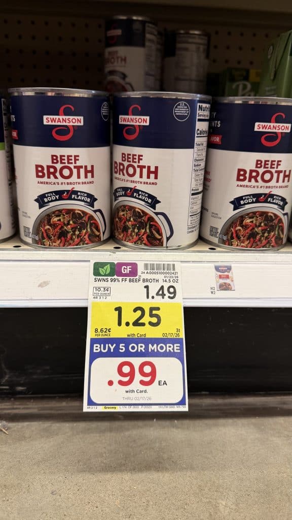 swanson broth kroger shelf image (1)