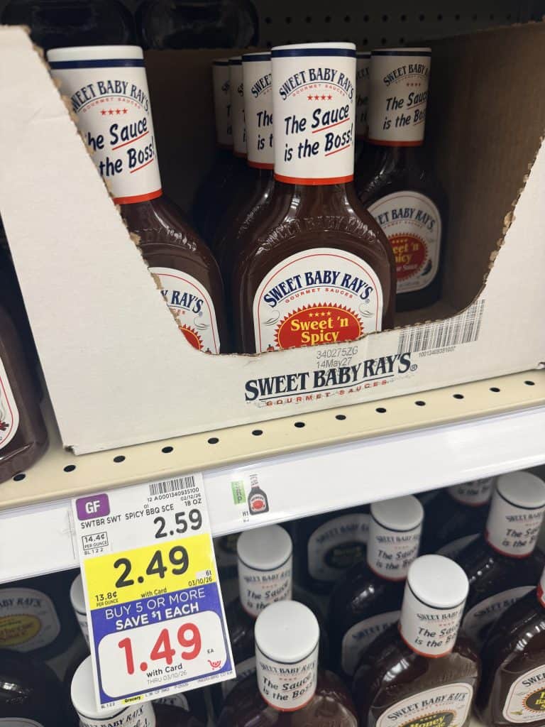 sweet baby ray's kroger shelf image (1)