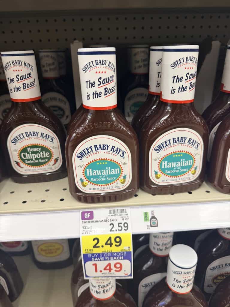 sweet baby ray's kroger shelf image (1)