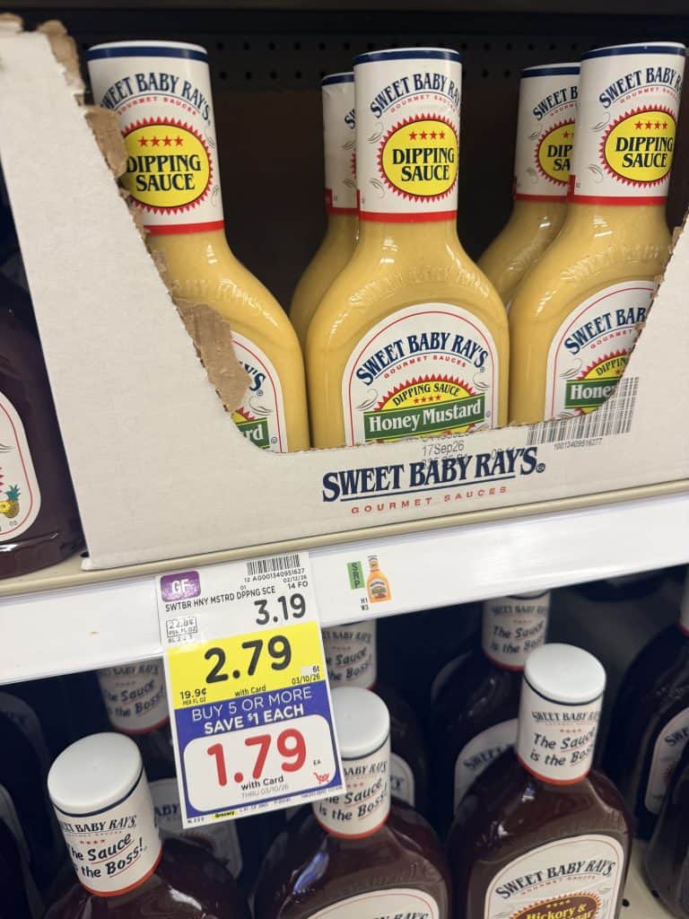 sweet baby ray's kroger shelf image (7)