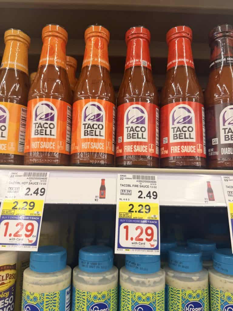 taco bell sauce kroger shelf image (1)