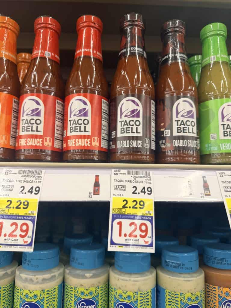 taco bell sauce kroger shelf image (1)