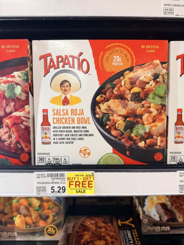 tapatio frozen meals kroger shelf image (1)