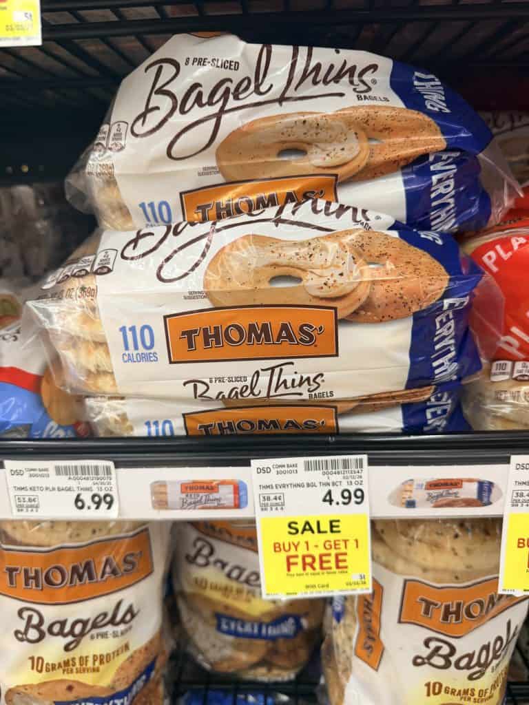 thomas' bagels and muffins kroger shelf image (2)