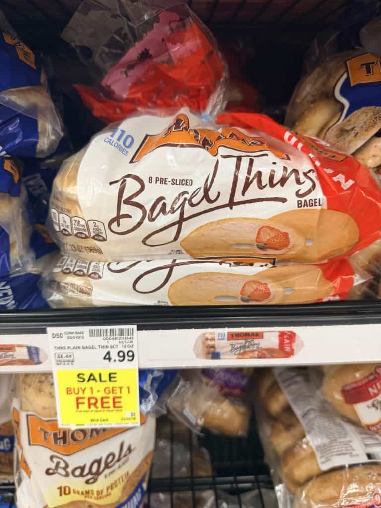thomas' bagels and muffins kroger shelf image (2)