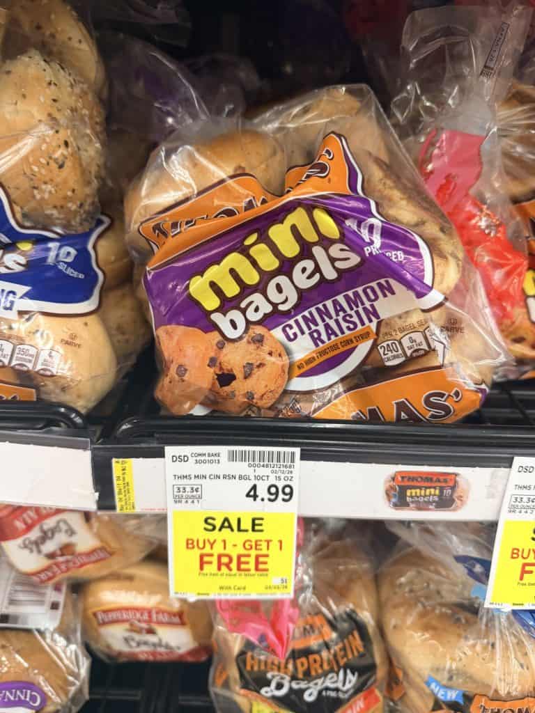 thomas' bagels and muffins kroger shelf image (2)