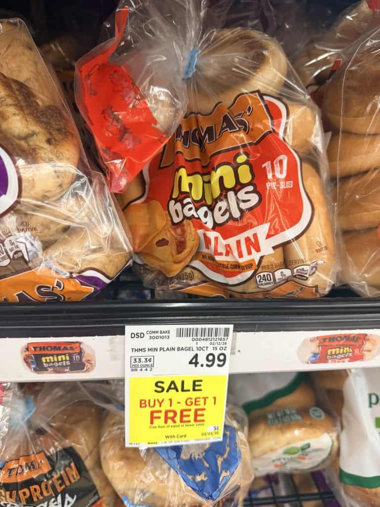 thomas' bagels and muffins kroger shelf image (2)