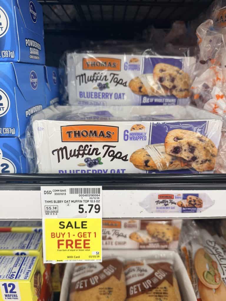 thomas' bagels and muffins kroger shelf image (2)