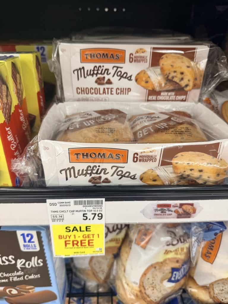 thomas' bagels and muffins kroger shelf image (2)