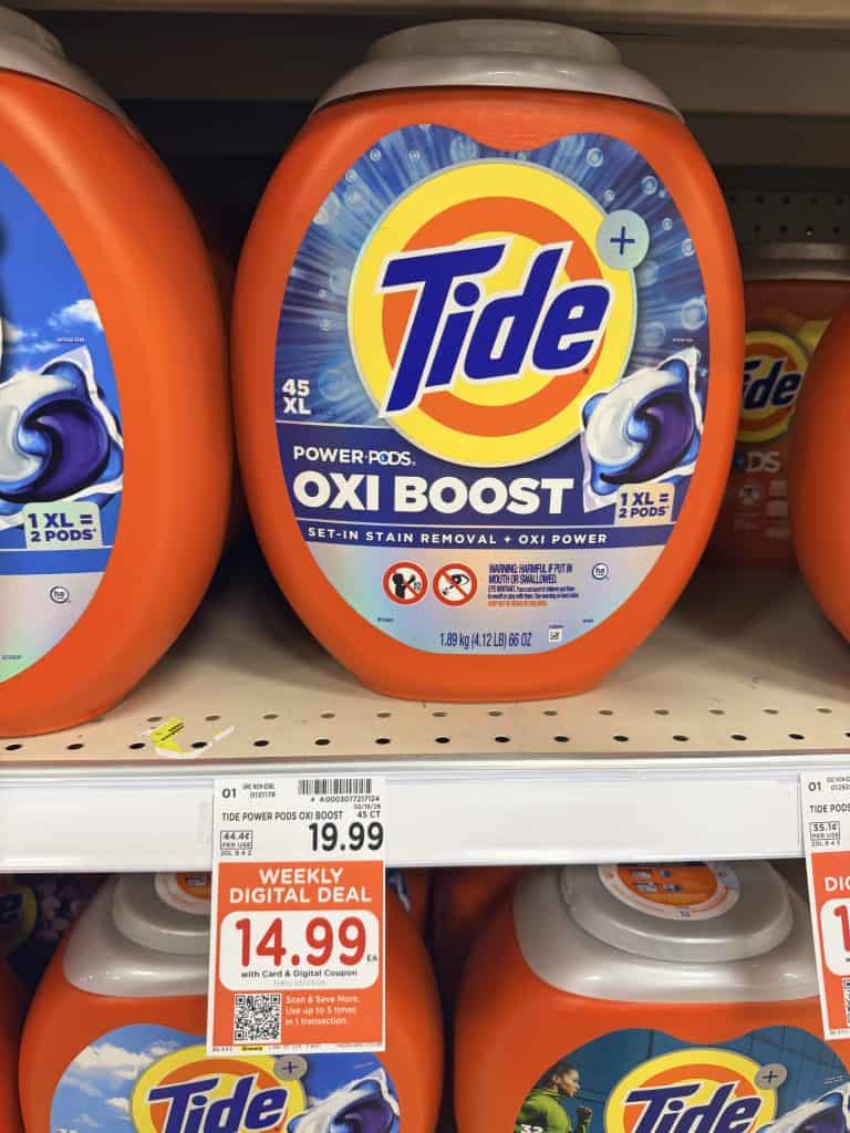 tide laundry kroger shelf image (1)
