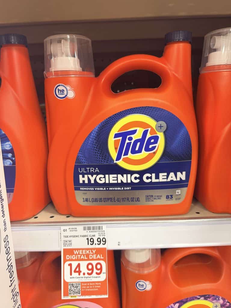 tide laundry kroger shelf image (1)