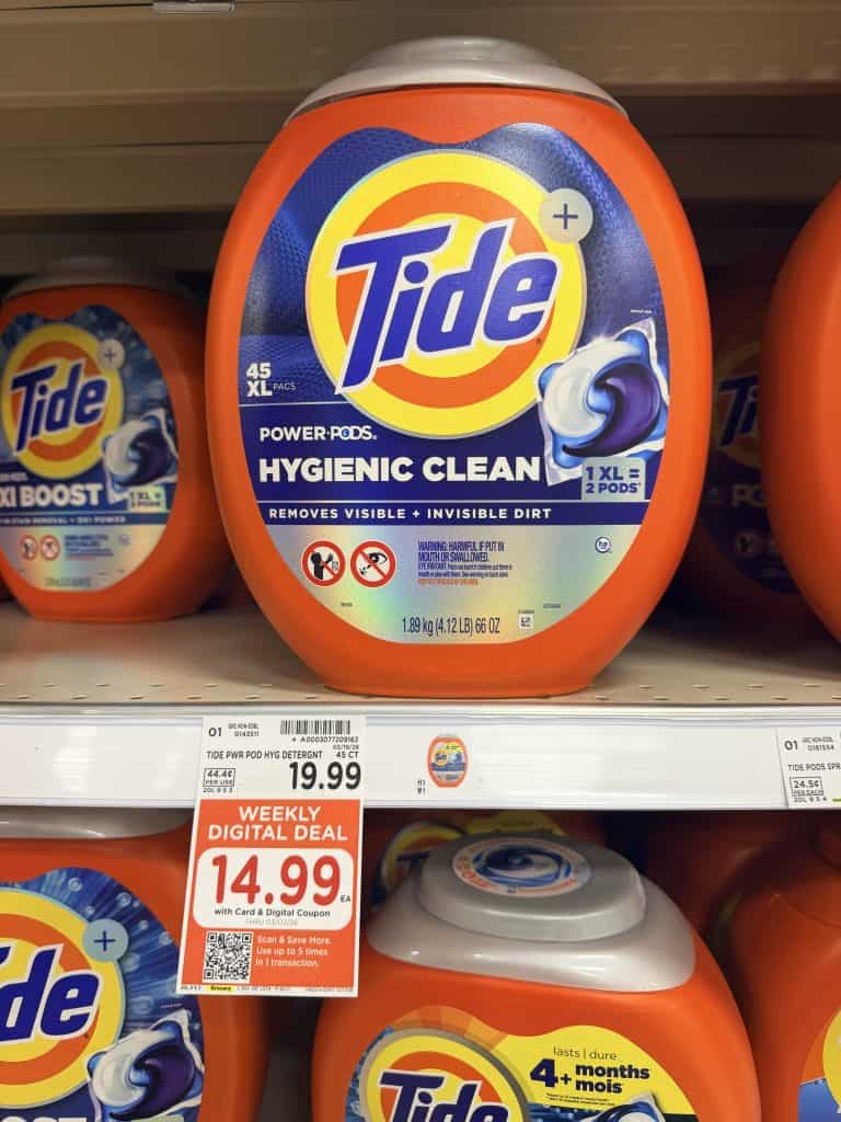 tide laundry kroger shelf image (1)