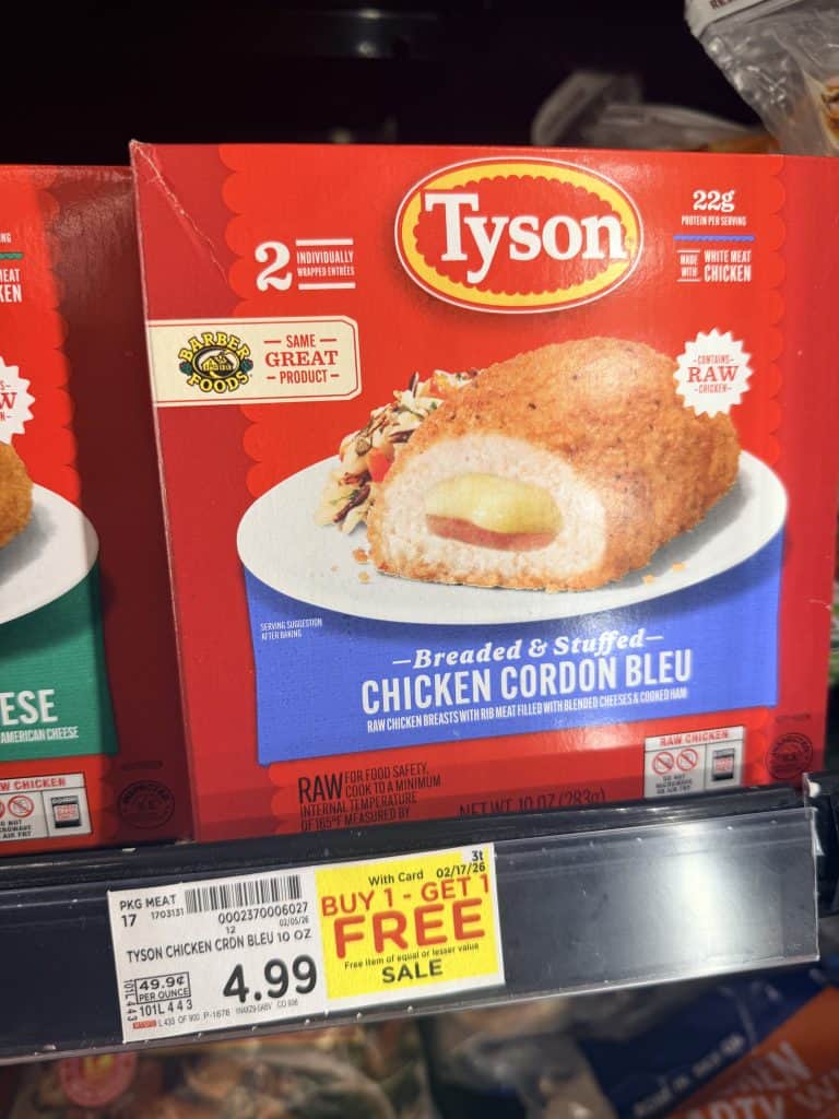 tyson stuffed chicken kroger shelf image (1)