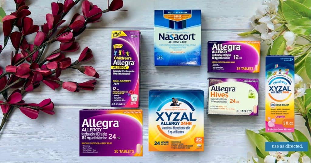 Allegra, Xyzal and Nasacort Allergy Kroger (1)