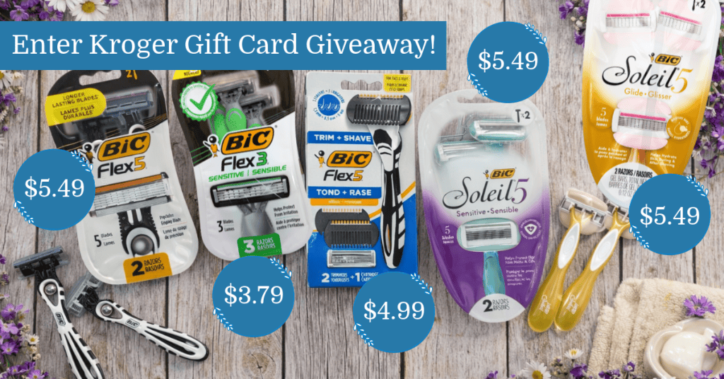 BIC® Disposable Razors are as low as $3.79 with Kroger Digital Event ...