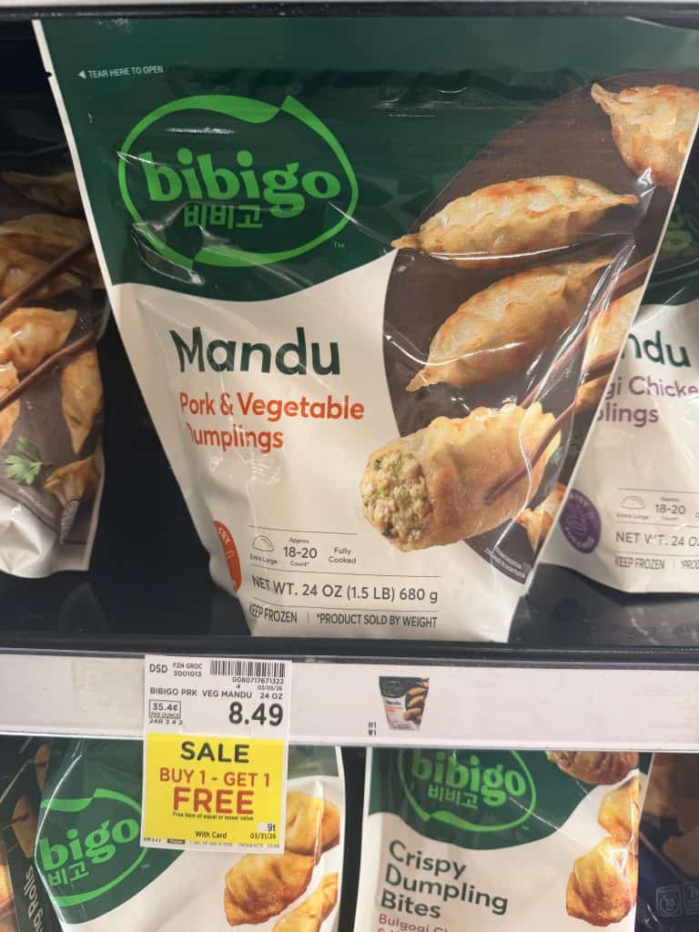 Bibigo Kroger shelf image