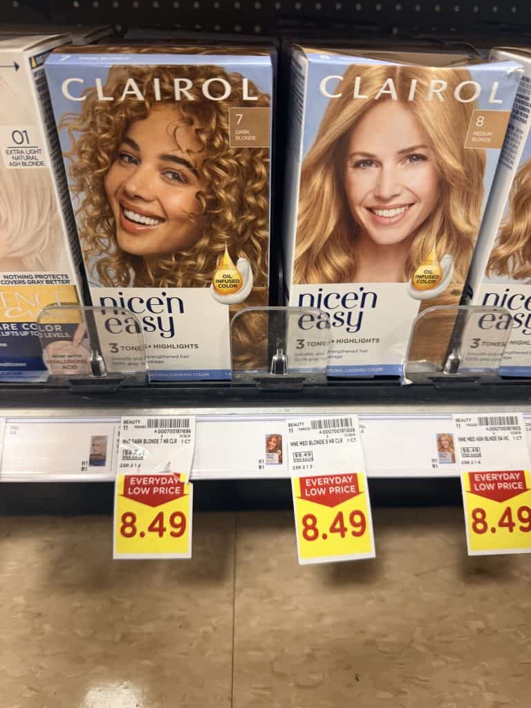 Clairol Hair Color Kroger Shelf image