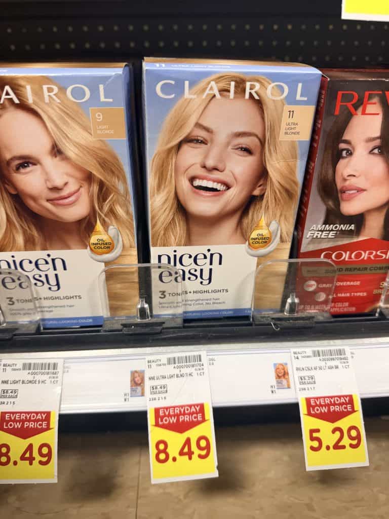 Clairol Hair Color Kroger Shelf image