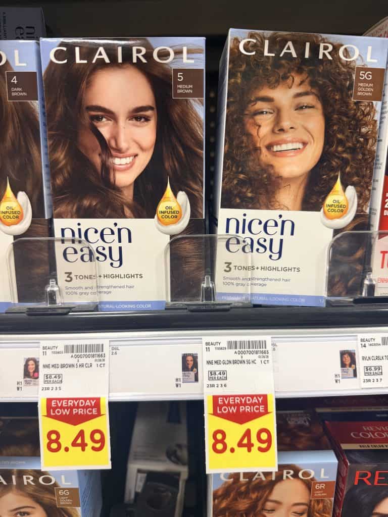 Clairol Hair Color Kroger Shelf image
