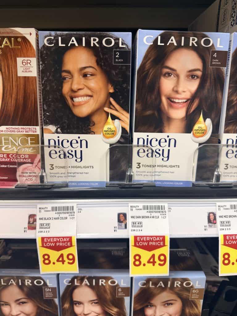 Clairol Hair Color Kroger Shelf image