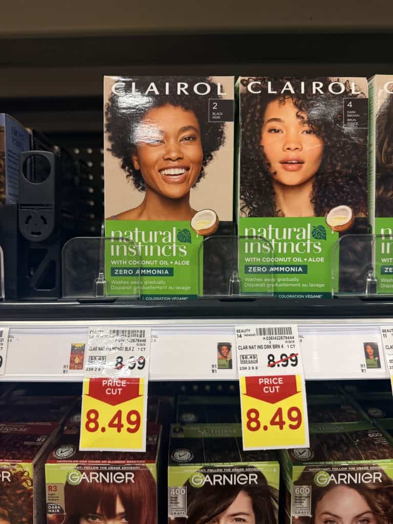 Clairol Hair Color Kroger Shelf image