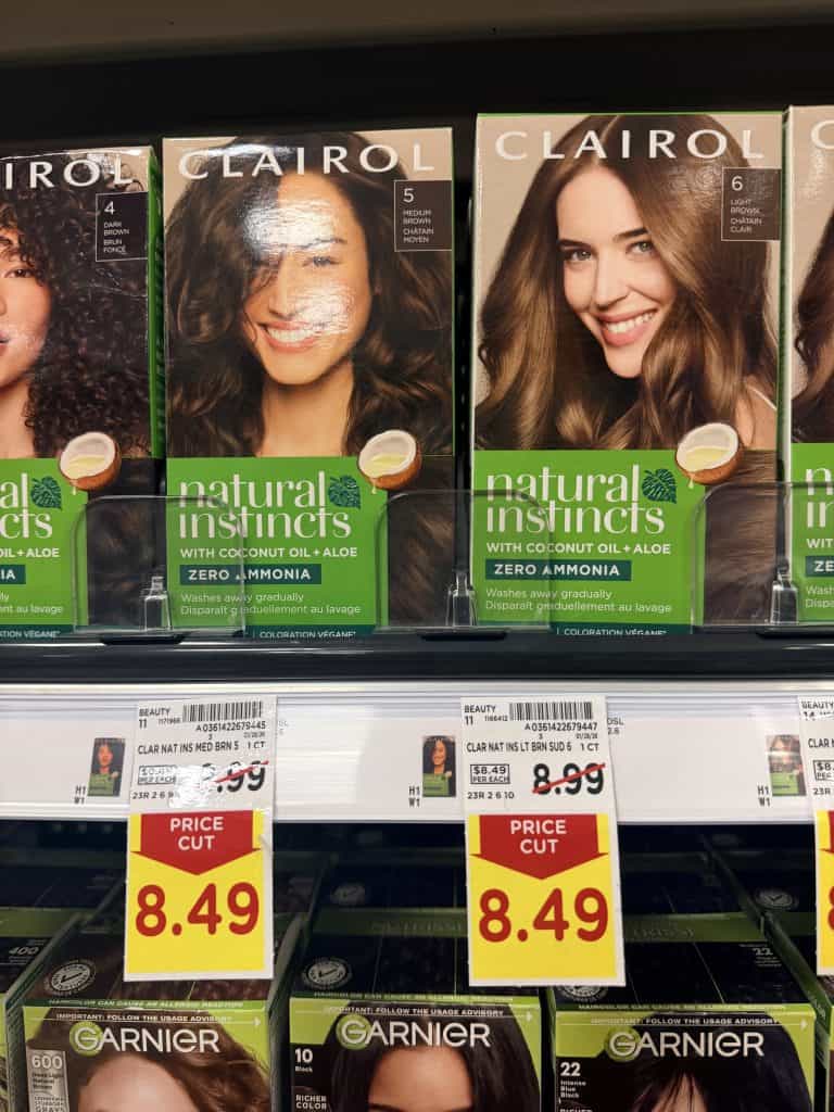 Clairol Hair Color Kroger Shelf image