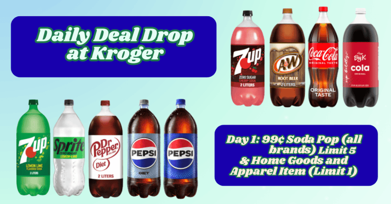(Day ONE) Kroger Daily Deal Drop! 7 Days of Savings! - Kroger Krazy