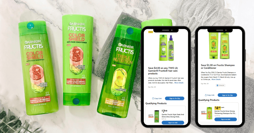 Garnier Fructis Kroger Digital Coupon