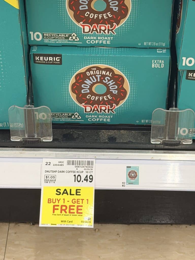 Green Mountain, Mccafe donut shop coffee kroger shelf image 