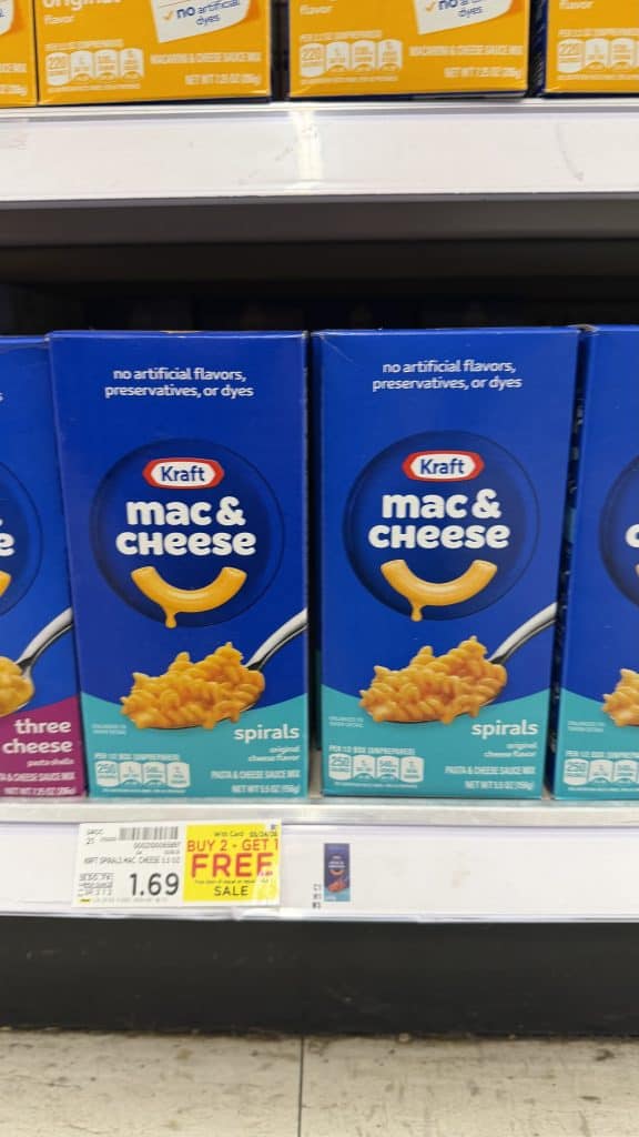Kraft Mac and Cheese Kroger Shelf image