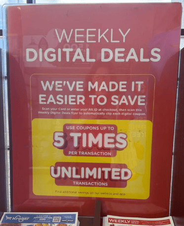 Kroger weekly digital coupons