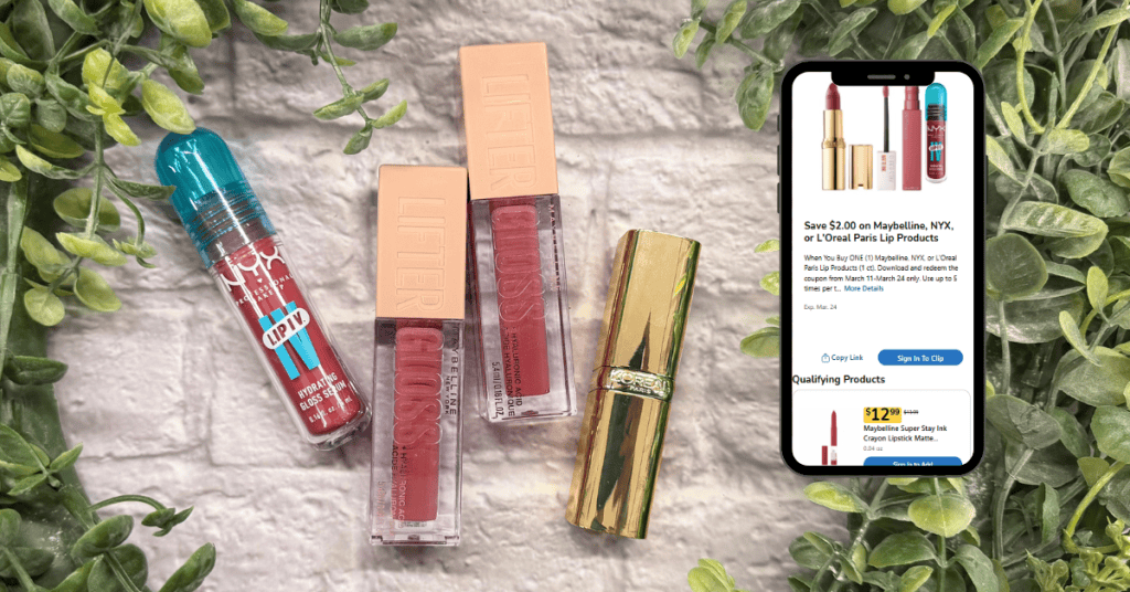 L'Oreal Paris, NYX and Maybelline New York Kroger Digital Coupon (1)