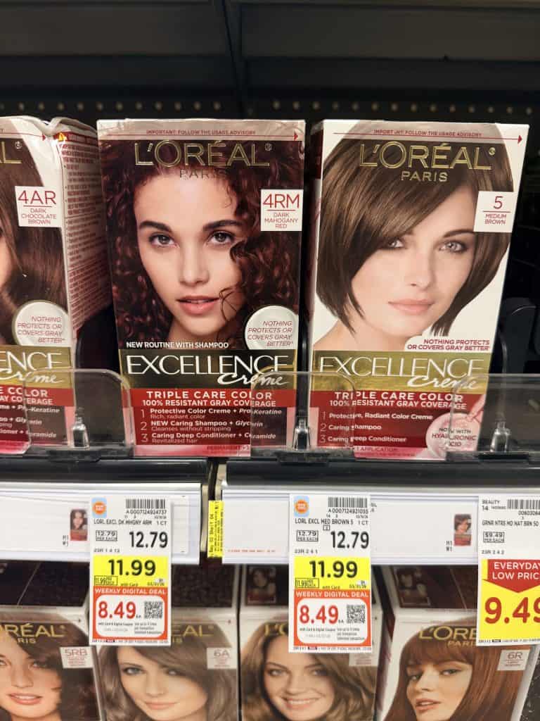 L'Oreal paris Kroger Shelf Image