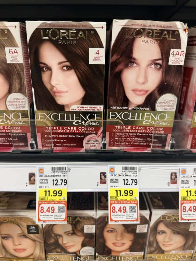 L'Oreal paris Kroger Shelf Image