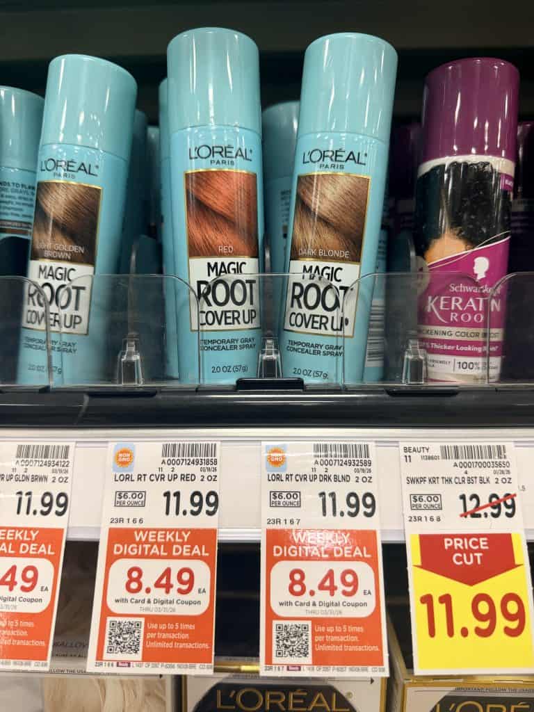 L'Oreal paris Kroger Shelf Image