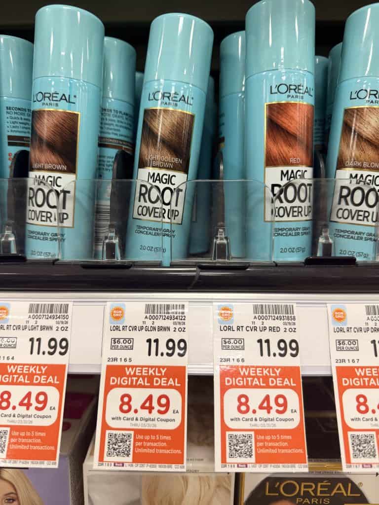 L'Oreal paris Kroger Shelf Image