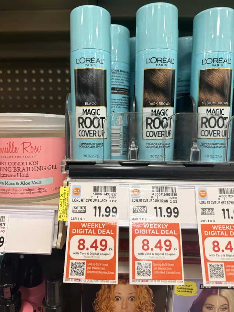 L'Oreal paris Kroger Shelf Image