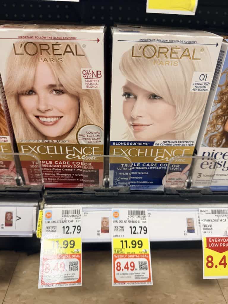 L'Oreal paris Kroger Shelf Image