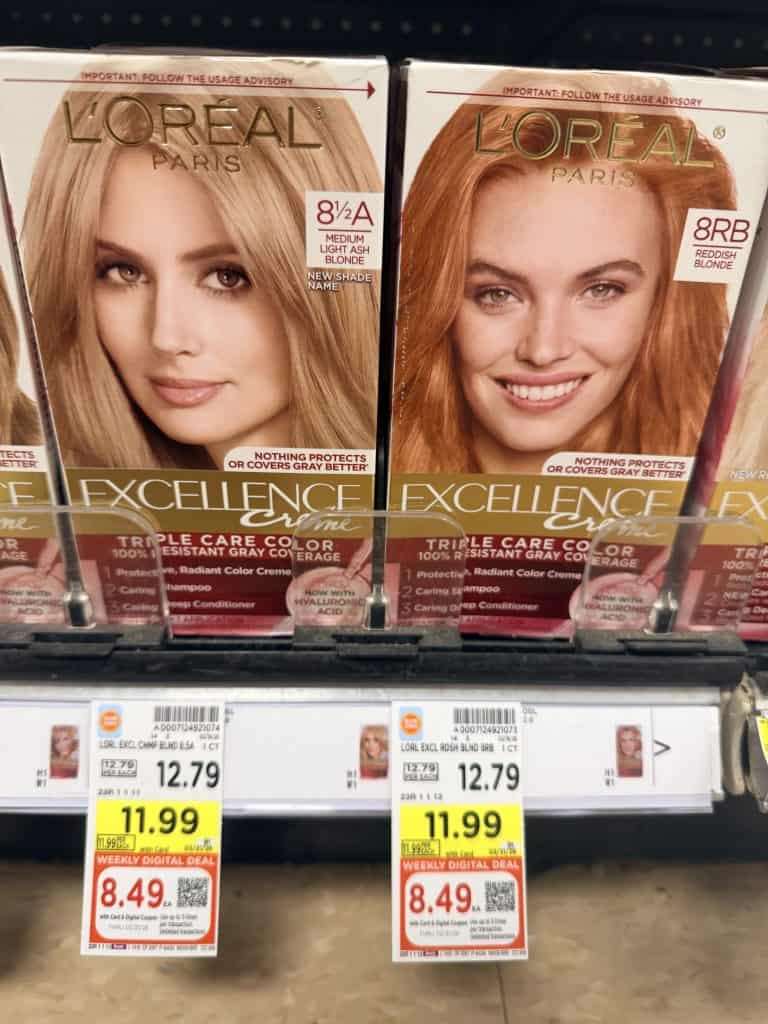 L'Oreal paris Kroger Shelf Image