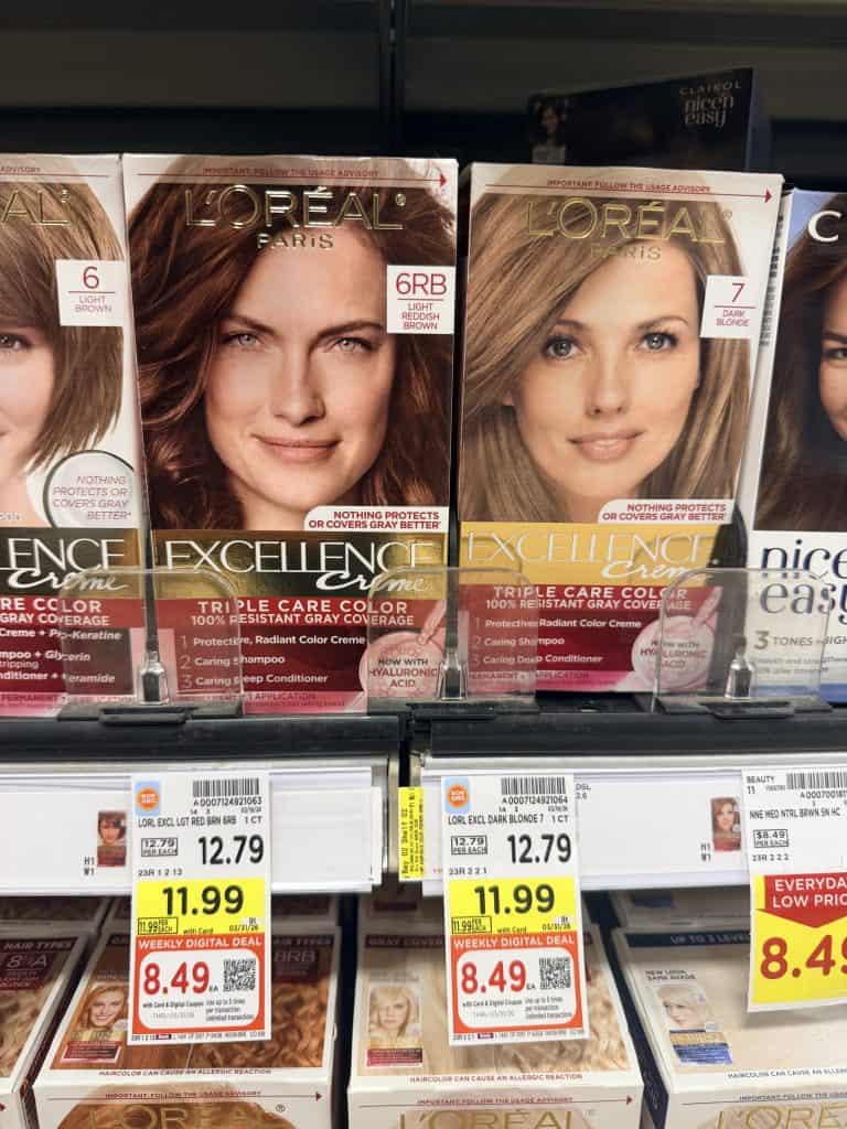 L'Oreal paris Kroger Shelf Image