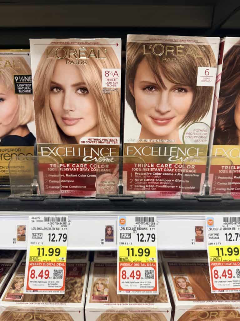 L'Oreal paris Kroger Shelf Image
