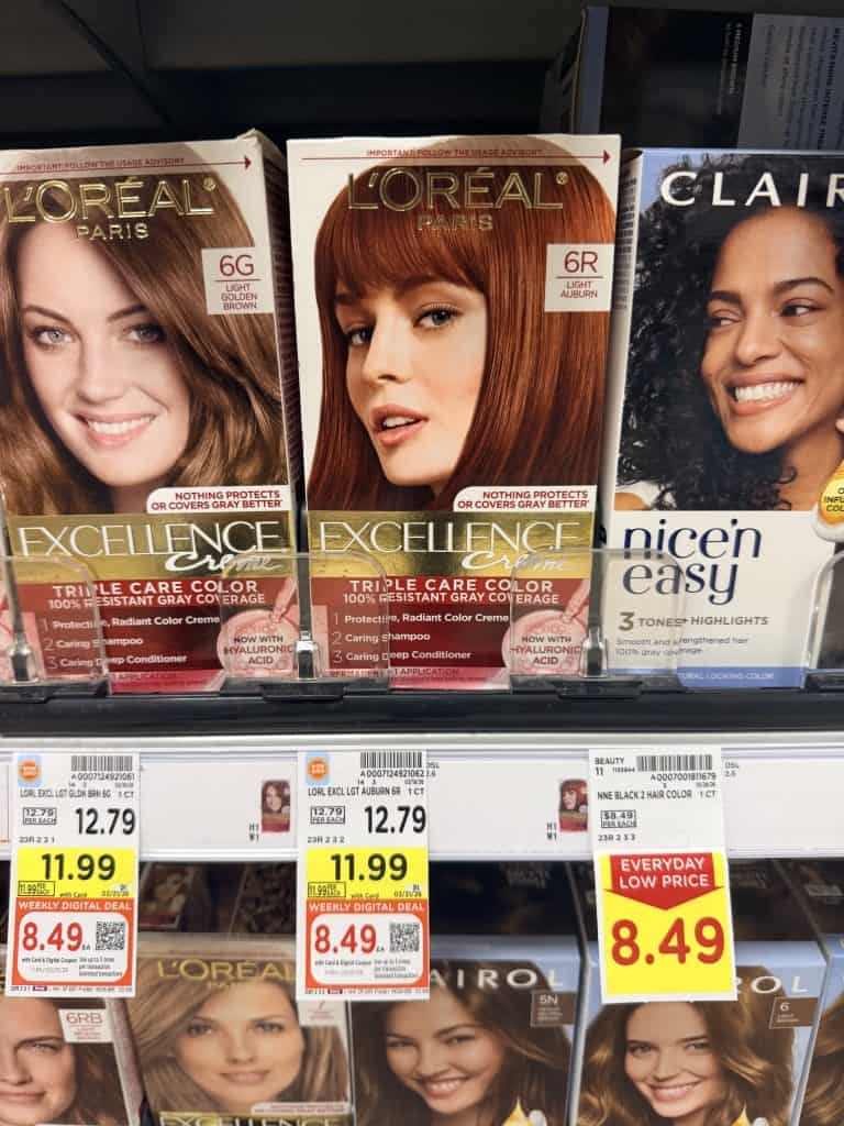 L'Oreal paris Kroger Shelf Image