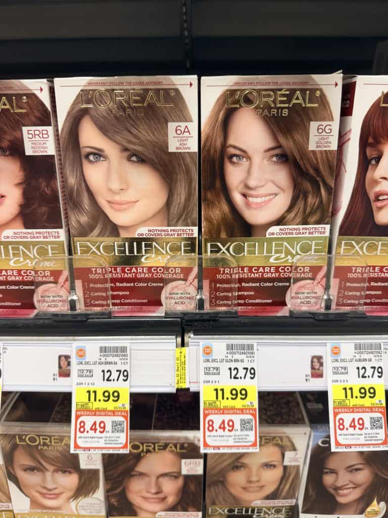 L'Oreal paris Kroger Shelf Image