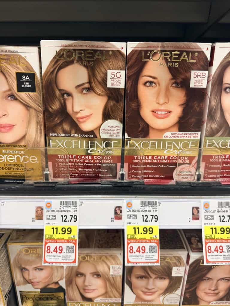 L'Oreal paris Kroger Shelf Image